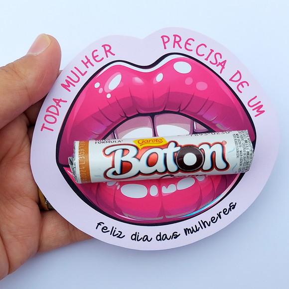 Arquivo de Corte Card Baton Dia das Mulheres (compre 1 Lv+11