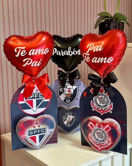 Arquivo de Corte Cartao Coraçao Time Pais (compre 1 Lev+5