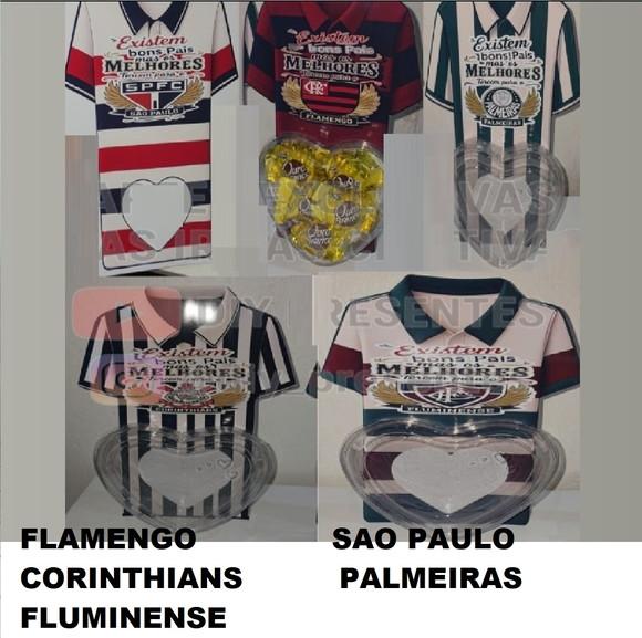 Arquivo de Corte Cartão Camisa Time Pais (compre 1 Lv+5