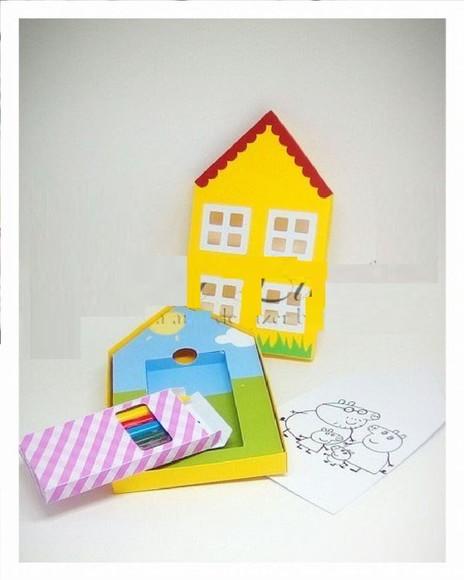 Arquivo de Corte Casinha Kit Colorir (compre 1 Leve+10