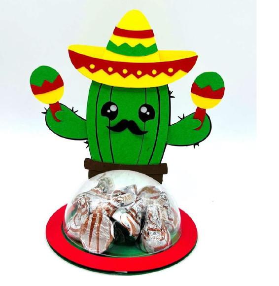 Arquivo de Corte Centro de Mesa Cacto e Mexicana(compre 1lv+