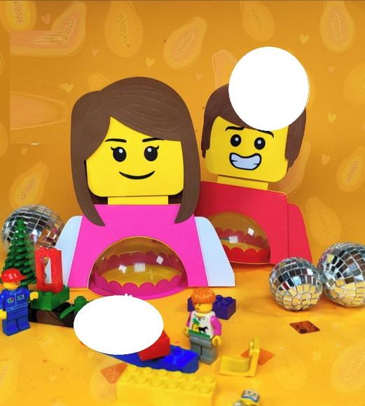 Arquivo de Corte Centro de Mesa Lego (compre 1 Lev+11