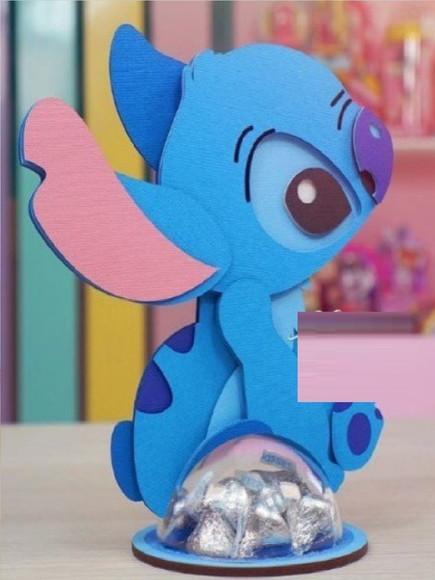 Arquivo de Corte Centro de Mesa Stitch (compre 1 Lev+11