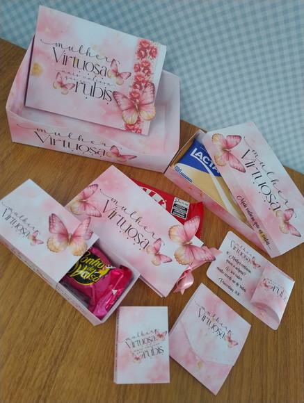 Arquivo de Corte Cesta Dia das Mulheres Rosa (compre 1 Lv+11