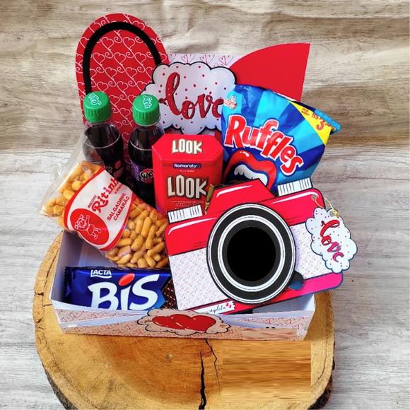 Arquivo de Corte Cesta Polaroid Namorados (compre 1 Leve+10