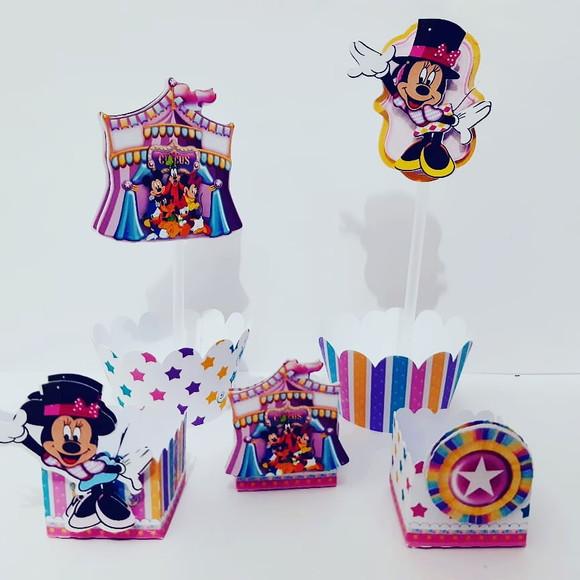 Arquivo de Corte Circo da Minnie ( Compre 1 Leve+5