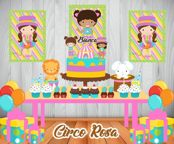Arquivo de Corte Circo Rosa 46 ( Leia a Descrição