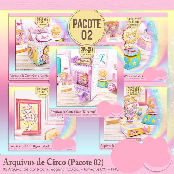 Arquivo de corte Circo Rosa 6 ( LEIA A DESCRIÇÃO