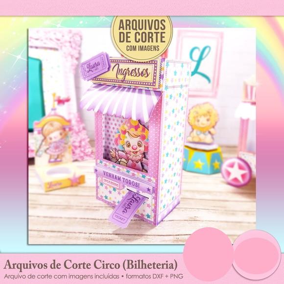 Arquivo de corte Circo Rosa 6 ( LEIA A DESCRIÇÃO