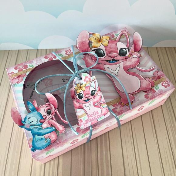 Arquivo de Corte Confeiteiro Stitch e Angel (compre 1 Lev+11