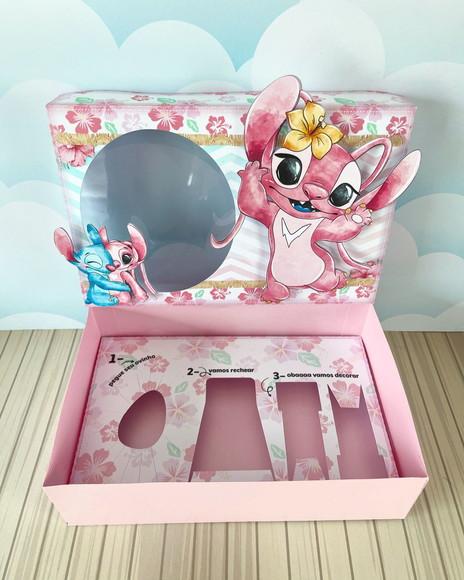 Arquivo de Corte Confeiteiro Stitch e Angel (compre 1 Lev+11
