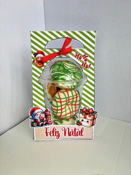 Arquivo de Corte Copo Bolha Natal (compre 1 Leve+10