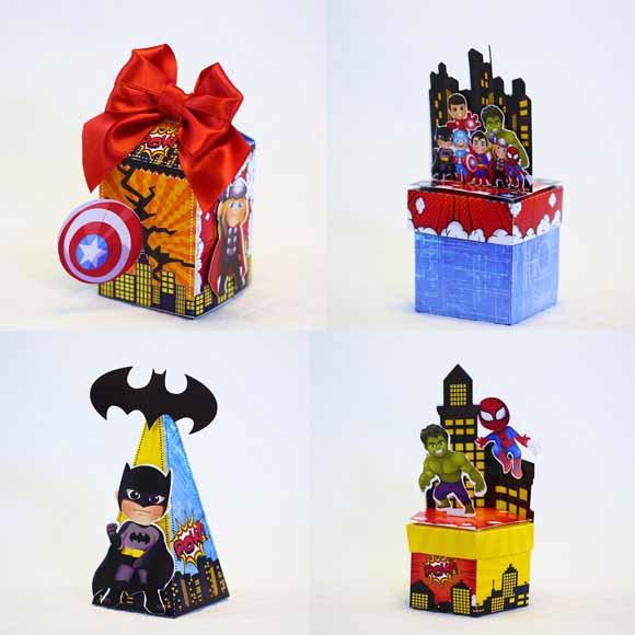 Arquivo de Corte Heróis Cute 100 (compre 1 Leve+11