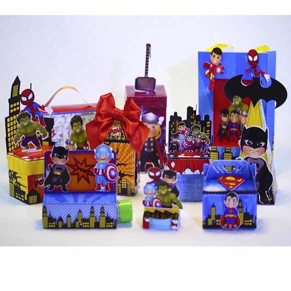 Arquivo de Corte Heróis Cute 100 (compre 1 Leve+11
