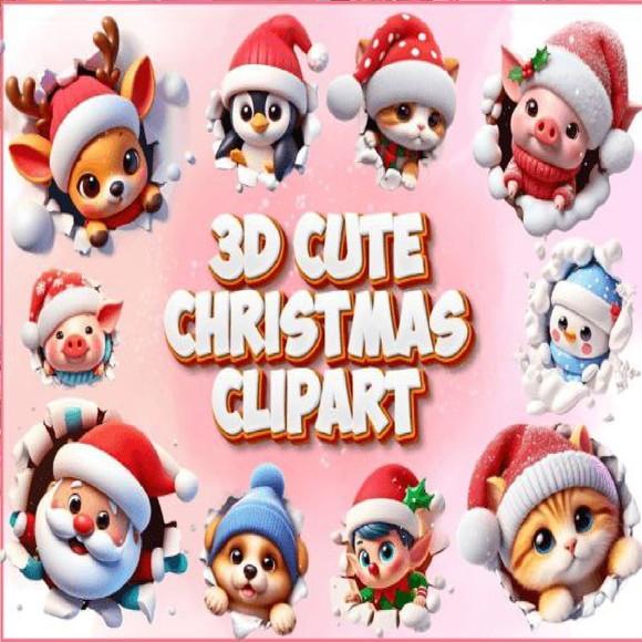 Arquivo de Corte Ilustração Natal( Compre 1 Leve+11