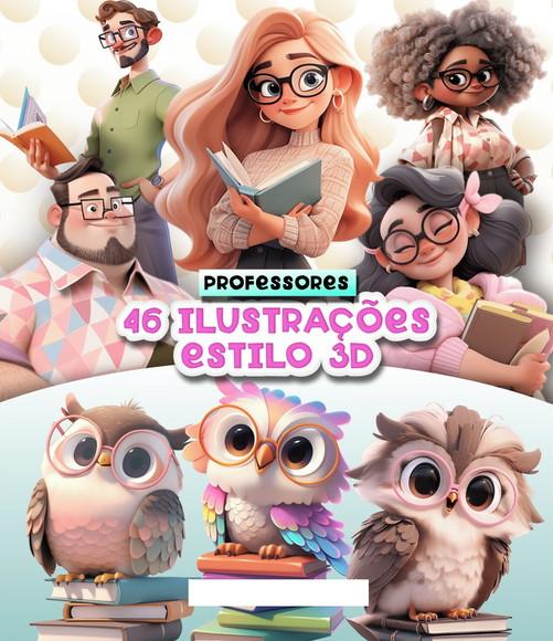 Arquivo de Corte Ilustrações Professores (compre 1 Leve +10