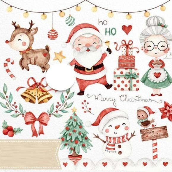 Arquivo de Corte Kit Digital Doce Natal ( Compre 1 Leve+10