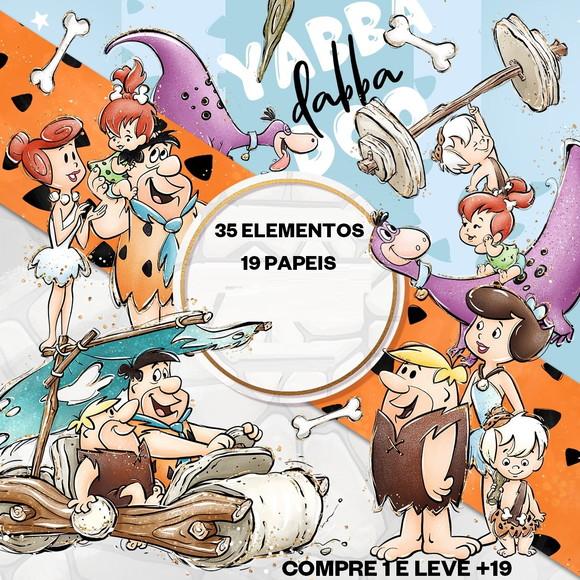 Arquivo de Corte Kit Digital os Flinstones 1(compre 1 Lv+10