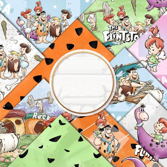 Arquivo de Corte Kit Digital os Flinstones 1(compre 1 Lv+10