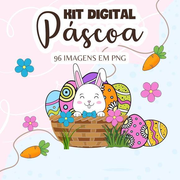 Arquivo de Corte Kit Digital Páscoa 2023 (compre 1 Leve+10
