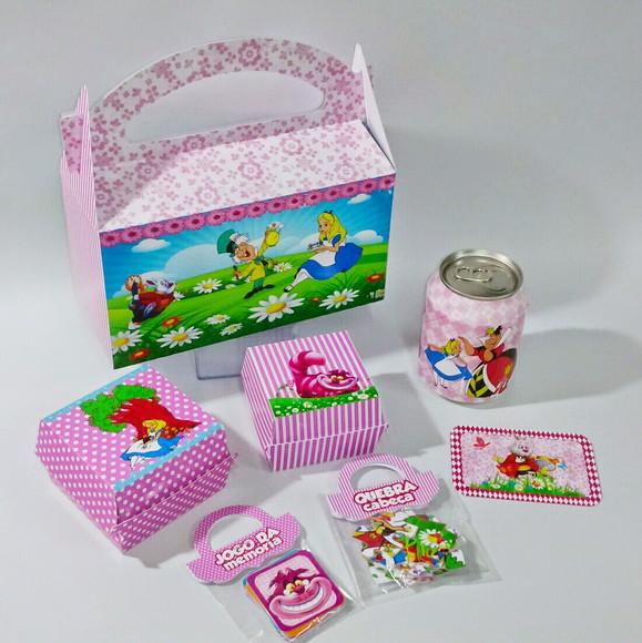Arquivo de Corte Kit Escolar Alice no Pais das Maravilhas