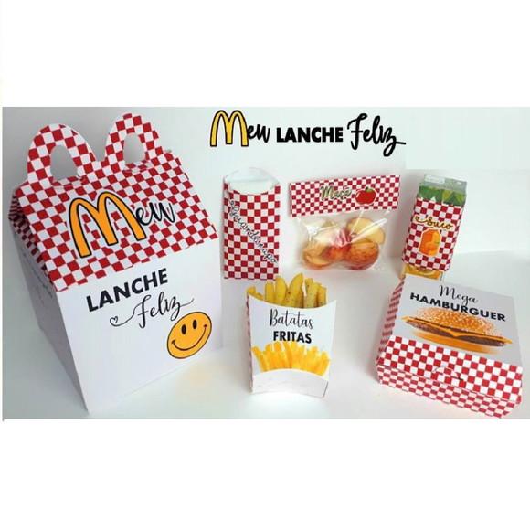 Arquivo de Corte Kit Lanche Feliz ( Compre 1 e Leve+10