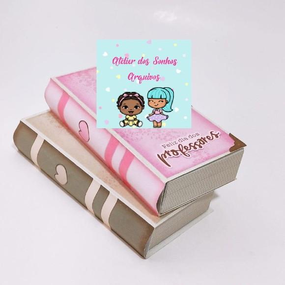 Arquivo de Corte Livro Dia dos Professores (compre 1 Leve+10