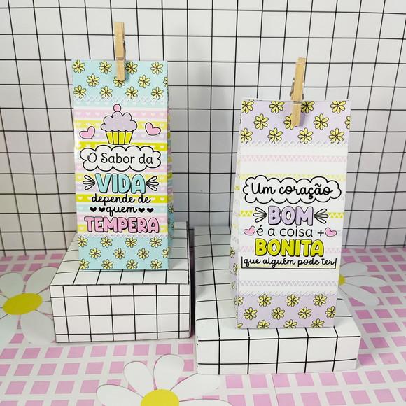 Arquivo de Corte Mini Sacolinha Cliente (compre 1 Leve 10