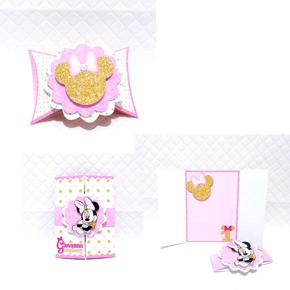 Arquivo de Corte Minnie Rosa Dourado 7 ( Compre 1 Leve+10