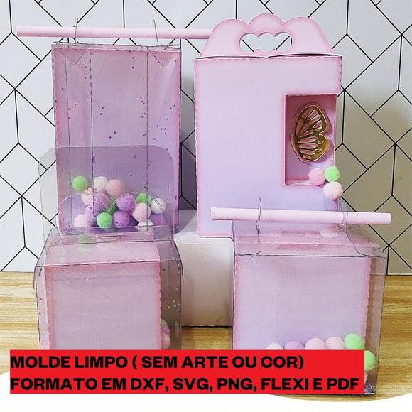 Arquivo de Corte Molde Caixa Acetato Luxo (compre 1 Leve+11