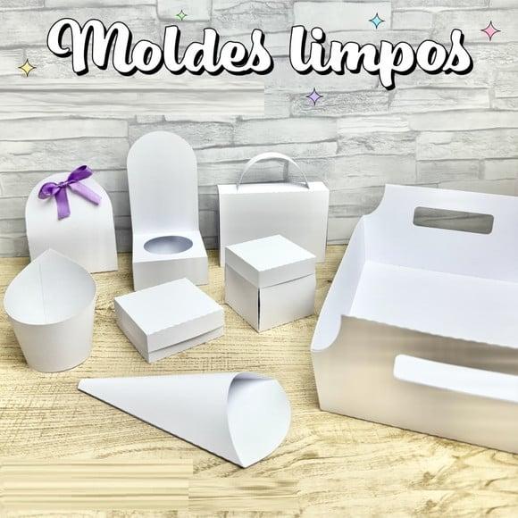 Arquivo de Corte Molde Limpo Caixas 16 (compre 1 Lev+10