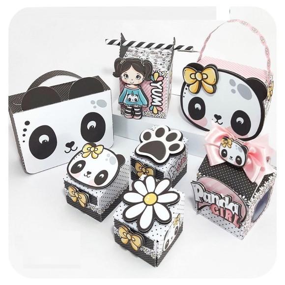 Arquivo de Corte Panda Girl 23 ( Compre 1 e Leve +11