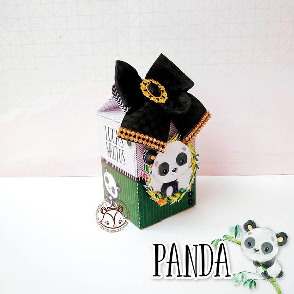 arquivo de corte panda menino (
