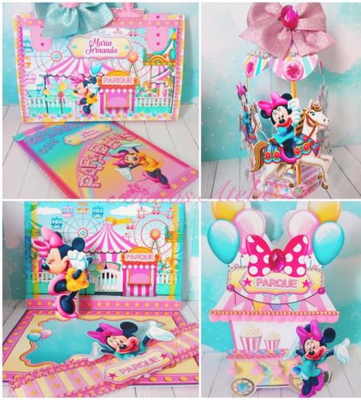 Arquivo de Corte Parque de Diversão da Minnie (compre 1lv+10
