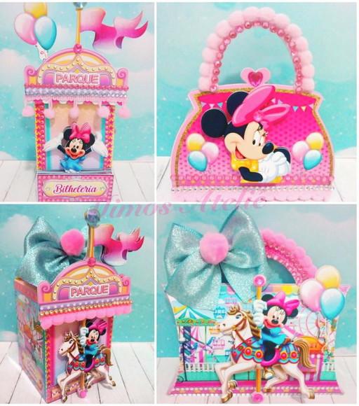 Arquivo de Corte Parque de Diversão da Minnie (compre 1lv+10