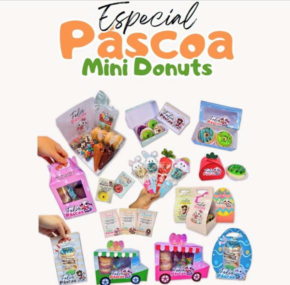 Arquivo de Corte Páscoa Donuts (compre 1 e Leve+11