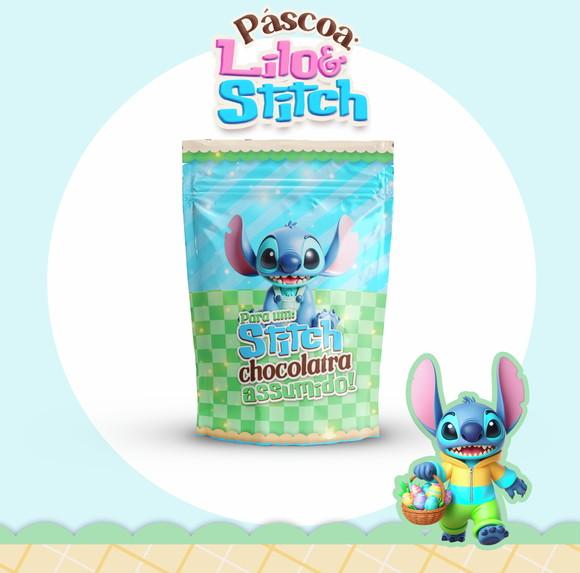 Arquivo de Corte Páscoa Stitch Menino (compre 1 Lev+11