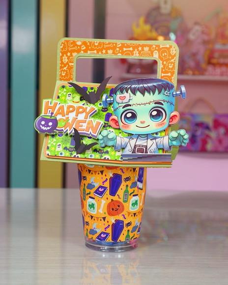 Arquivo de Corte Porta Copos Halloween (compre 1 e Lv+10