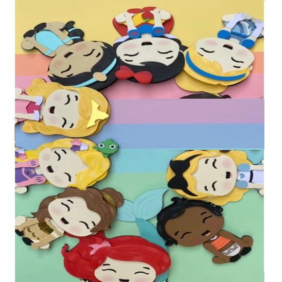 Arquivo de Corte Princesas Baby Clipart Camada