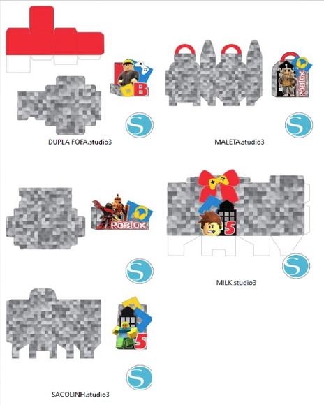 Arquivo de Corte Roblox Menino 69 (compre 1 Lev+11