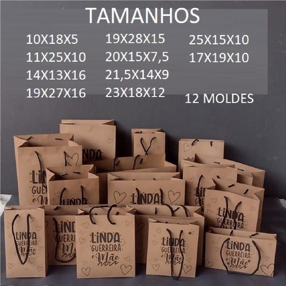 Arquivo de Corte Sacolas 27( Compre 1 e Leve +5