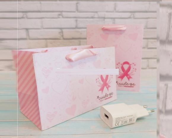 Arquivo de Corte Sacolas Outubro Rosa (compre 1 Leve +10