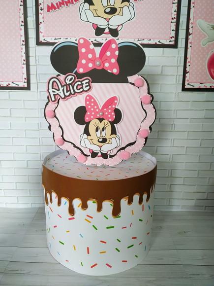 Arquivo de Corte Só Um Bolinho Minnie Rosa 05(compre 1 Lv+10