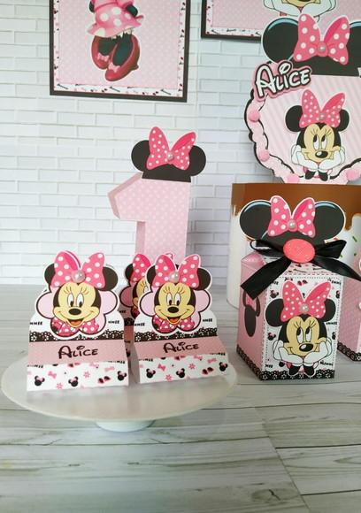 Arquivo de Corte Só Um Bolinho Minnie Rosa 05(compre 1 Lv+10