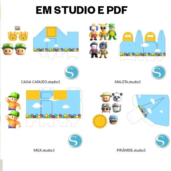 Arquivo de Corte Stumble Guys 5 (compre 1 Leve+10