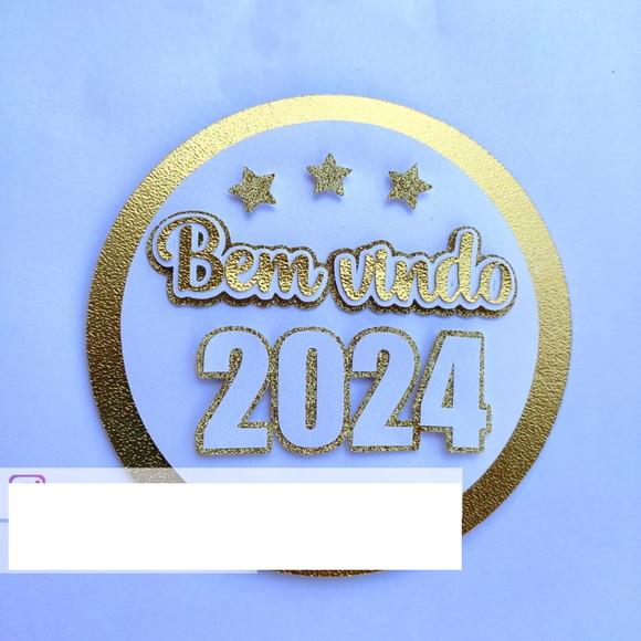 Arquivo de Corte Topo de Bolo 2024 ( Compre 1 Leve+5
