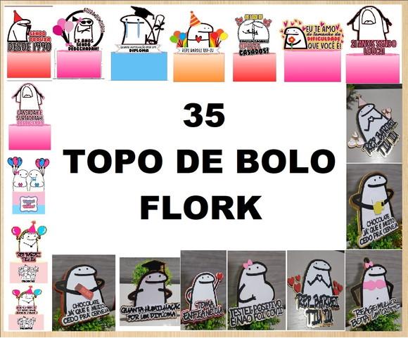 Arquivo de Corte Topo de Bolo Flork ( Compre 1 e Leve + 5