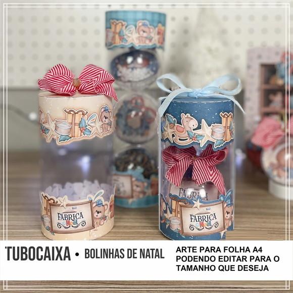 Arquivo de Corte Tubocaixa Bolinhas de Natal (compre 1 Lv+10
