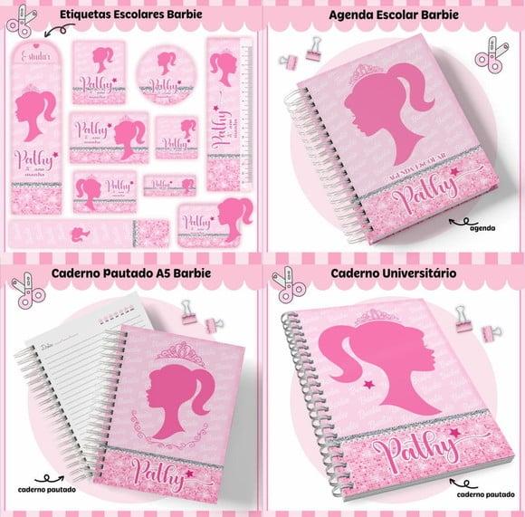 Arquivo de Corte Volta as Aulas Barbie ( Compre 1 e Leve +5