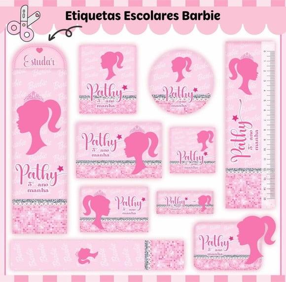 Arquivo de Corte Volta as Aulas Barbie ( Compre 1 e Leve +5